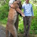 Alvaro and son Jacob from Spain with Alvaros awesome cat.